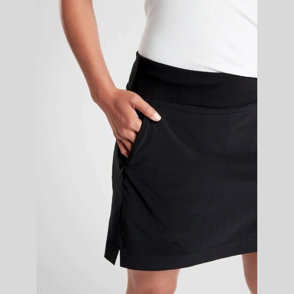 Athleta Black Soho Athletic Pull On Skort Size 2 - 26924 - Picture 2 of 12